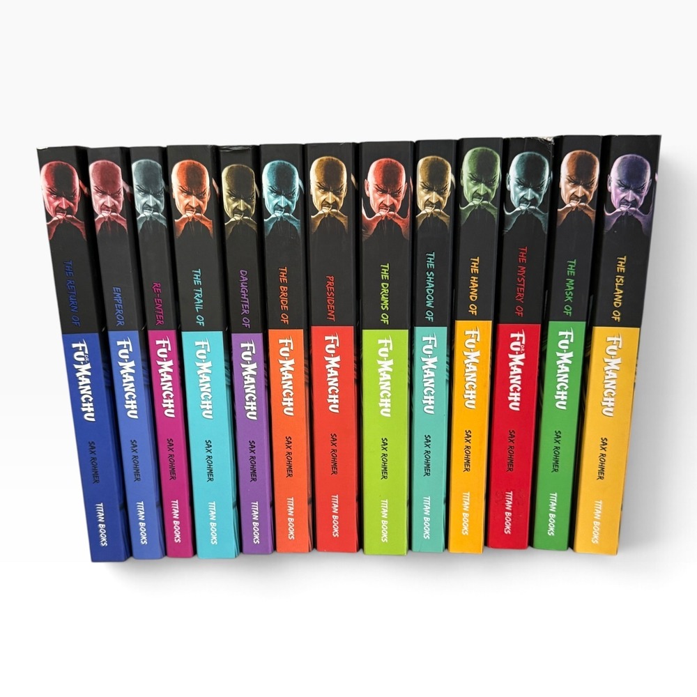 Sax Rohmer Fu-Manchu Complete Series 13 Book Set Titan Books Paperback